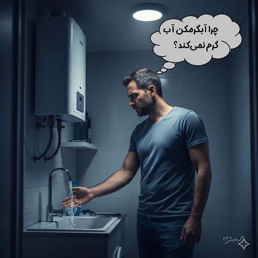 آبگرمکن آب گرم نمی‌دهد