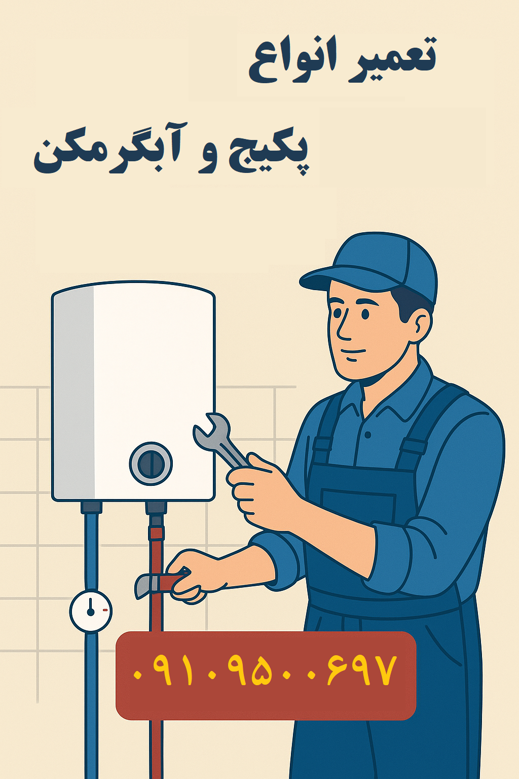 تعمیر آبگرمکن مخزنی در درکه